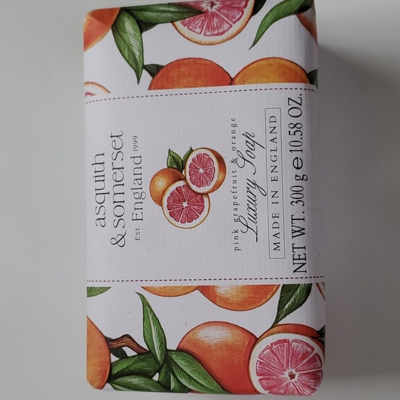 Asquith &Somerset Pink Grapefruit & Orange Luxury Soap - Picture 1 of 5
